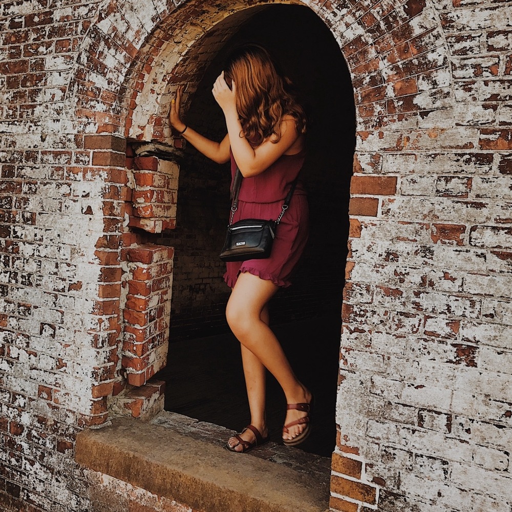 Maroon Romper